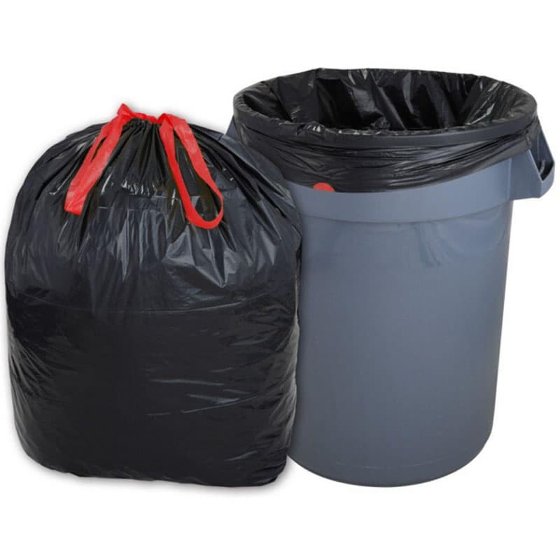 Big Size Black Liner Garbage Plastic Bag for Wholesale